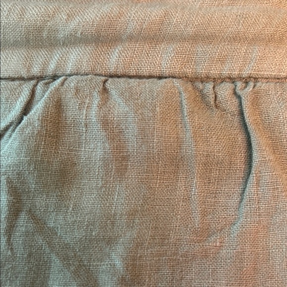 Lou & Grey Sage Green Wide-Leg Linen Pants size Medium - Picture 6 of 6